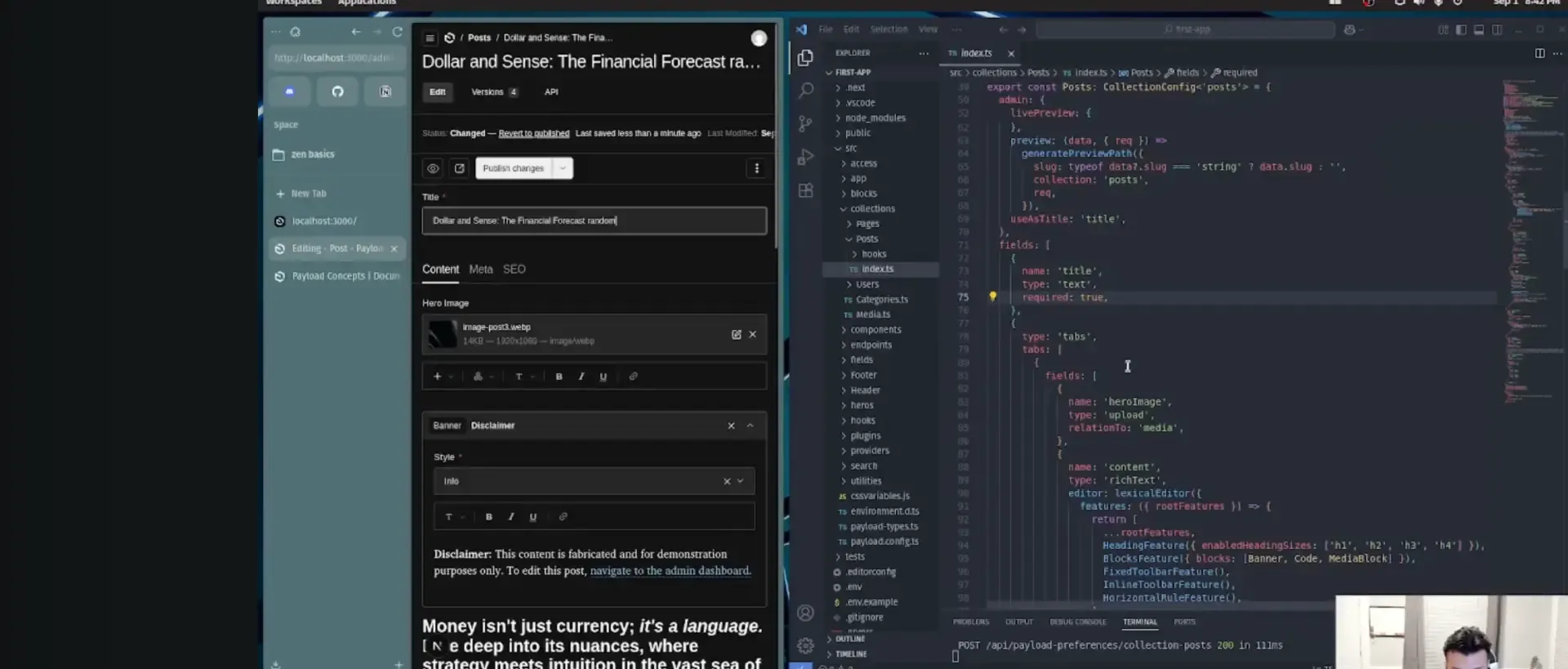 The BooshSEO technical audit screen listing issues by severity